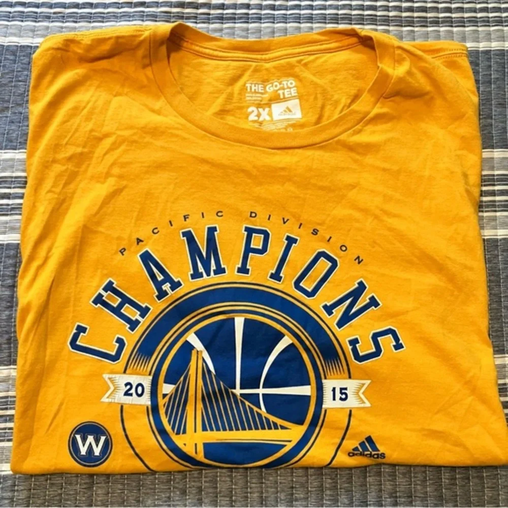 2015 Golden State Warriors Championship Shirt - Gold - XXL